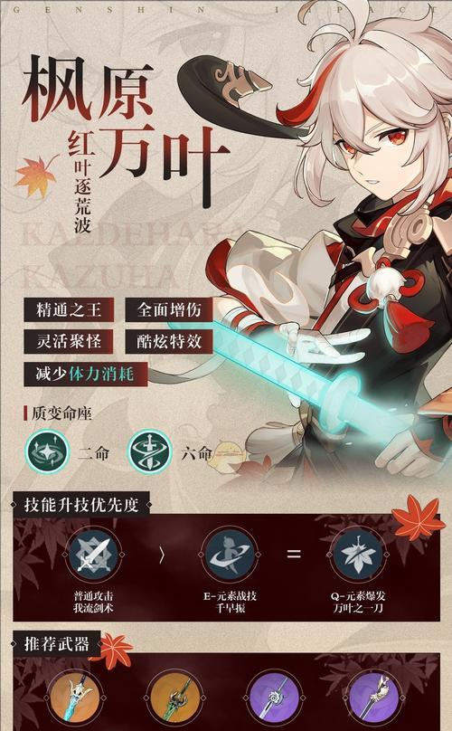 原神万叶砂糖流辅助对比一览（全面分析流派特点及技能优劣比较，带你轻松选出最适合自己的套路）