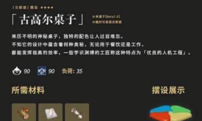 原神家具摆设图纸攻略（以原神家具图纸为基础）