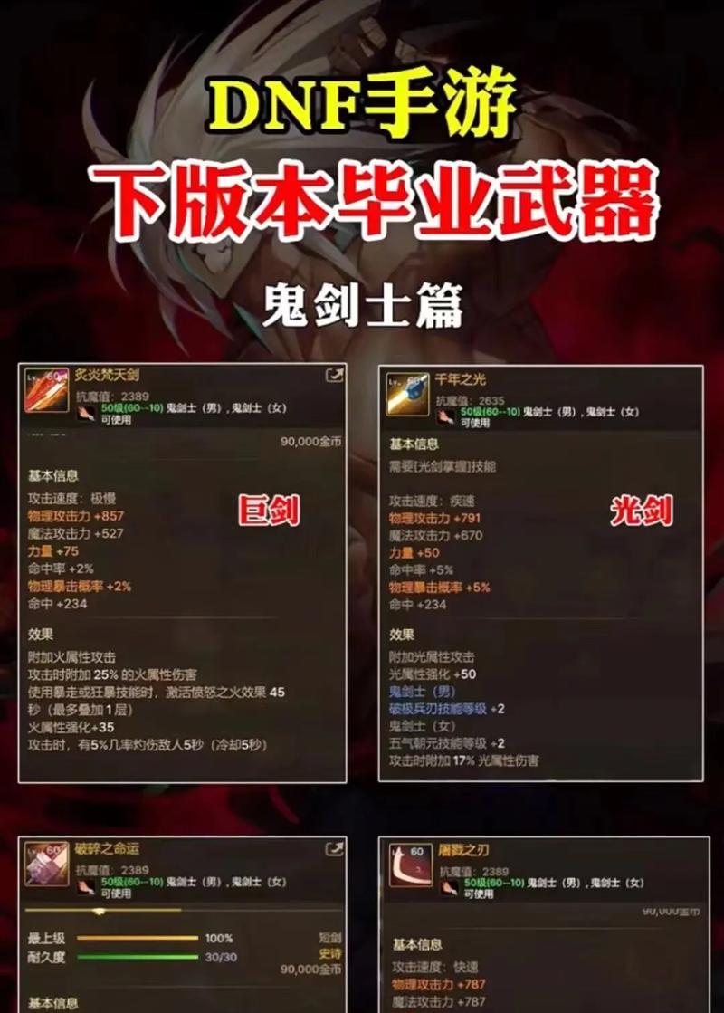 在手游中武神武器的选择标准是什么？哪款武神武器性能更优？