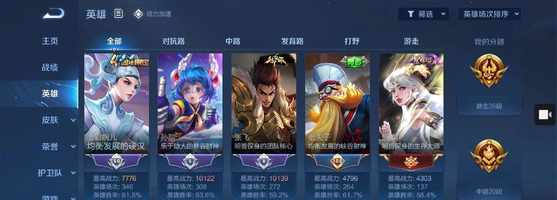 王者荣耀达到两千分需要打多少局？胜率如何影响？