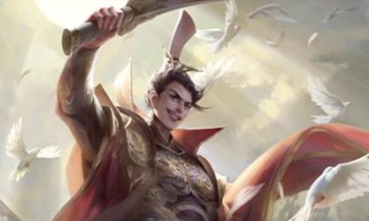 袁绍在三国杀中右手持有什么？