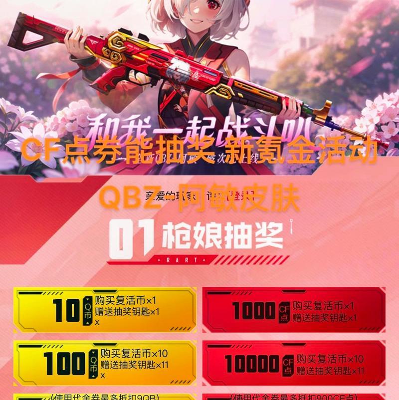 cf抽奖中一级奖品需要多少点券？