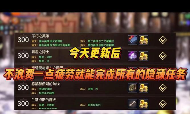 地下城新任务的完成方法是什么？新任务的奖励有哪些？